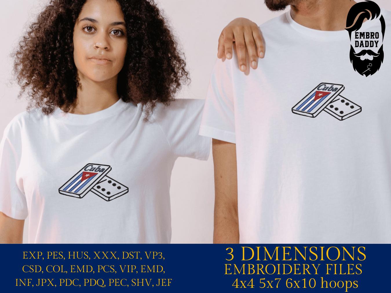 Machine Embroidery files, Puerto Rico, Dominoes Game, Flag San Juan, Island Country National Nation Symbol, Logo, DST, PES, xxx, hus & more,