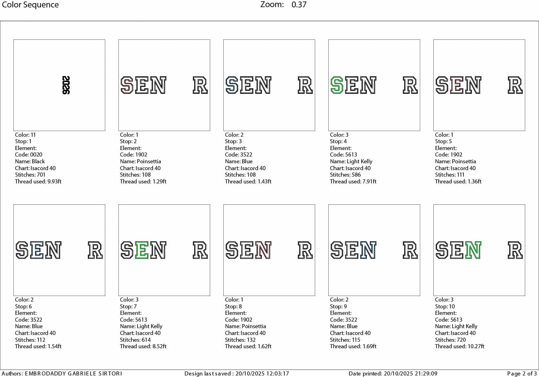 Machine Embroidery files, SENIOR in College Style with Year 2026 and Drum Sticks as Letter "O" applique, PES, DST, xxx, hus & more