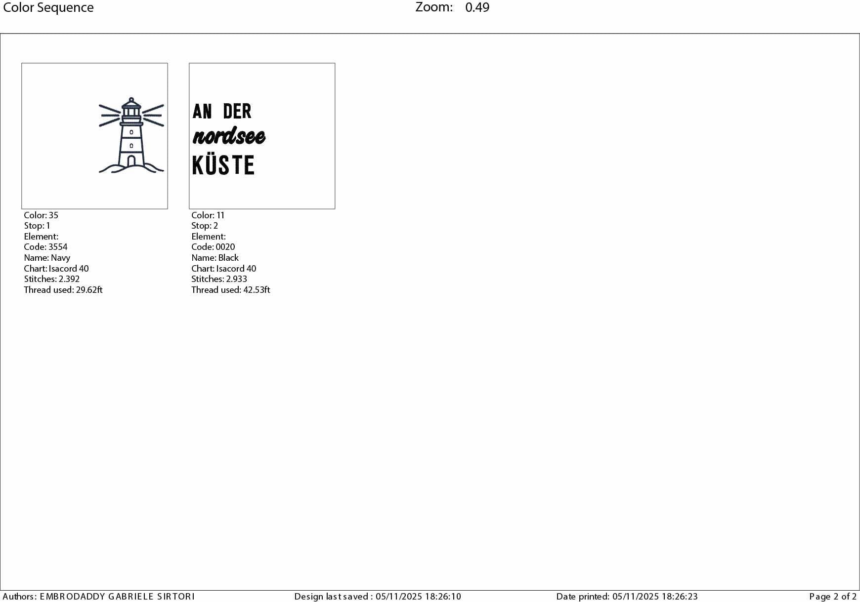 Machine Embroidery files, An den nordsee küste, German Nautical, PES, xxx, hus & more