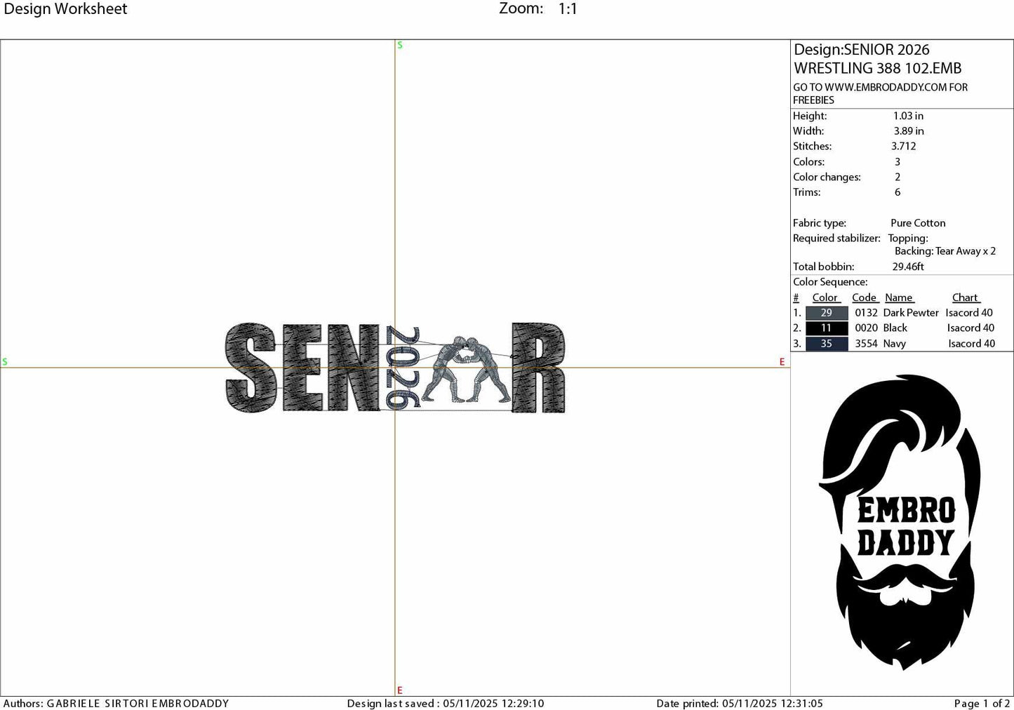Machine Embroidery files, wrestling, Senior 2026, PES, xxx, hus & more