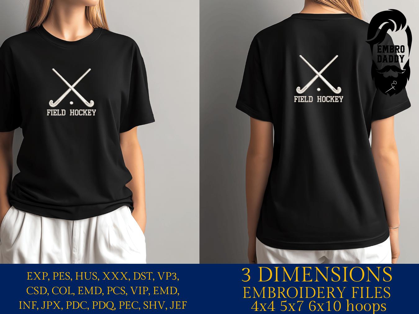 Machine Embroidery files, Field Hockey Sticks, Ball Split, Players, sport, PES, xxx, hus & more