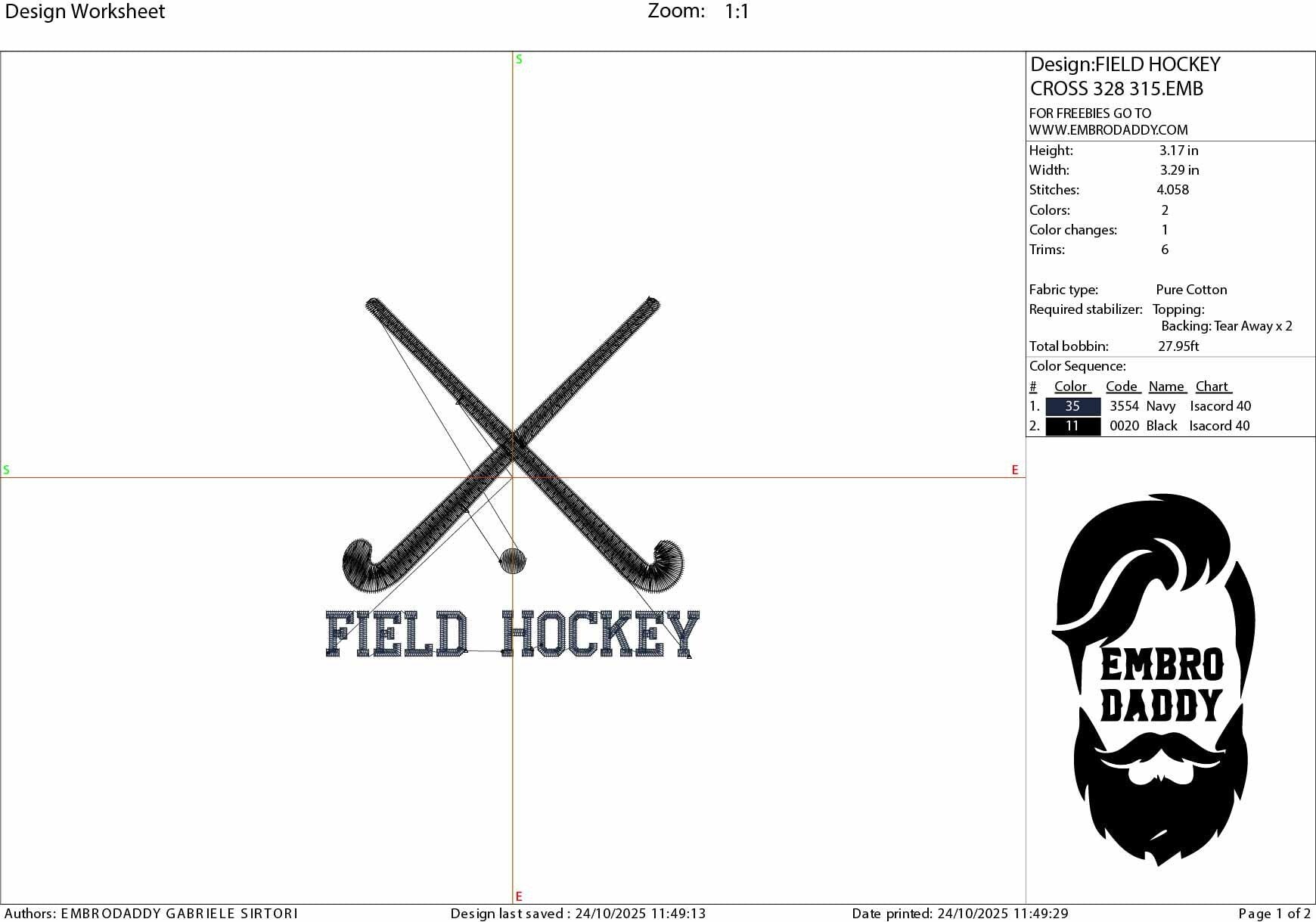 Machine Embroidery files, Field Hockey Sticks, Ball Split, Players, sport, PES, xxx, hus & more