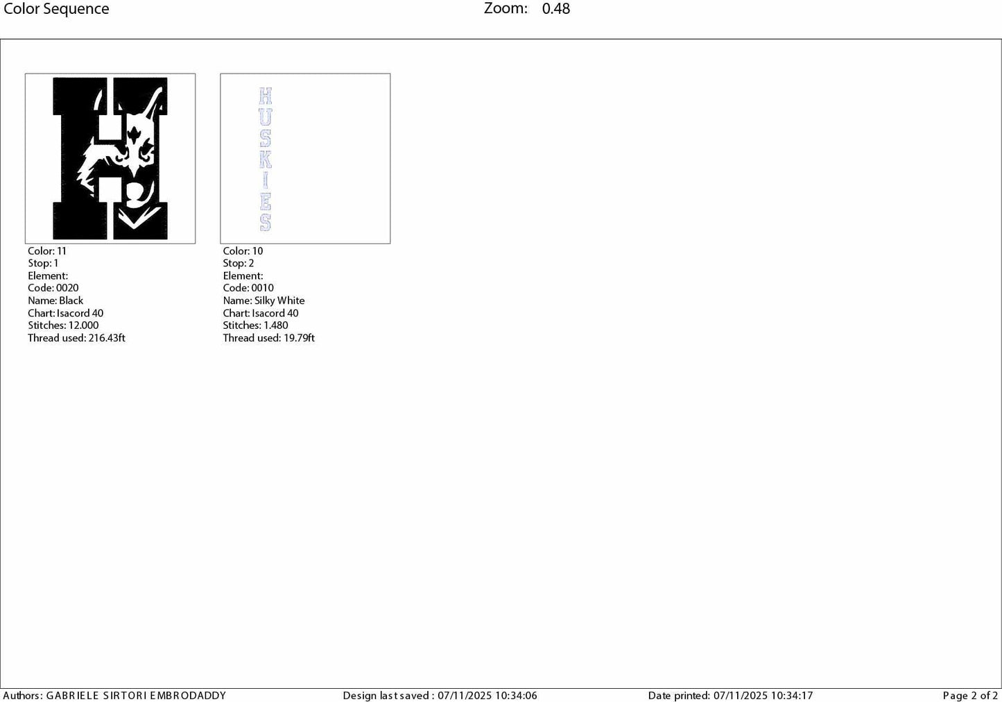 Machine Embroidery files, Husky in H Letter, PES, 1st, xxx, hus & more