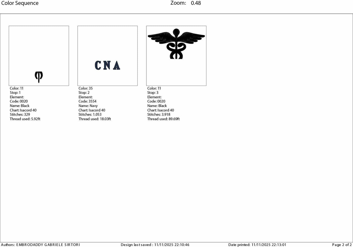 Machine Embroidery files, Medical Caduceus Symbol Silhouette with CNA Certified Nursing Assistant Staff, dst, PES, xxx, hus & more