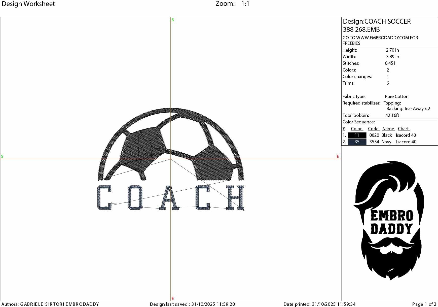 Machine Embroidery files, coach, soccer, sport, PES, xxx, hus & more, fan embroidery files