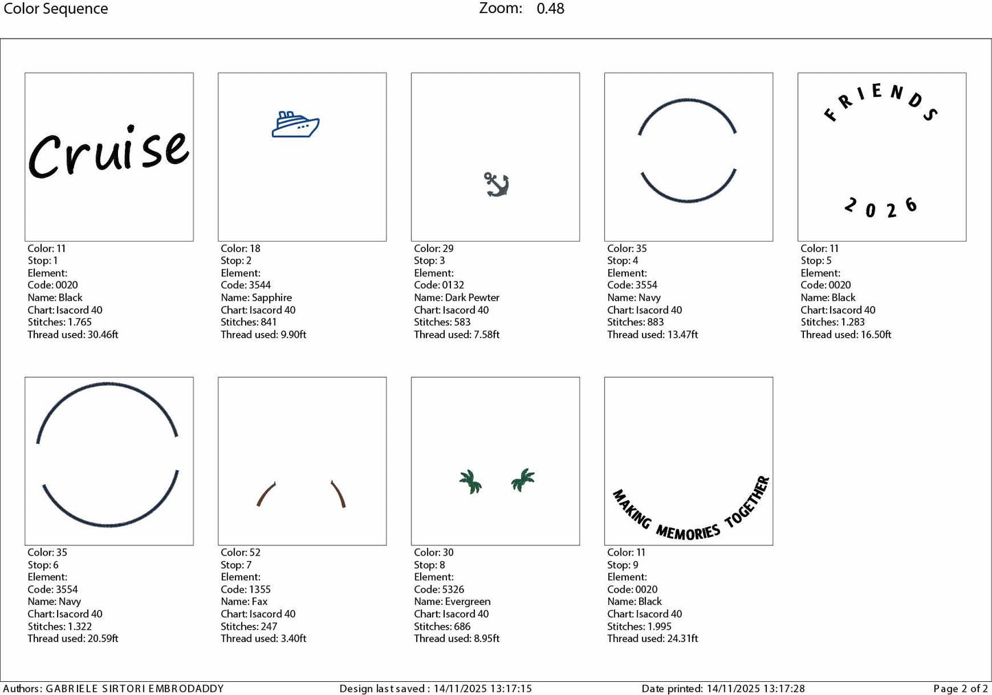 Machine Embroidery files, Friends Cruise 2026, memories together, PES, xxx, hus & more, embroidery files