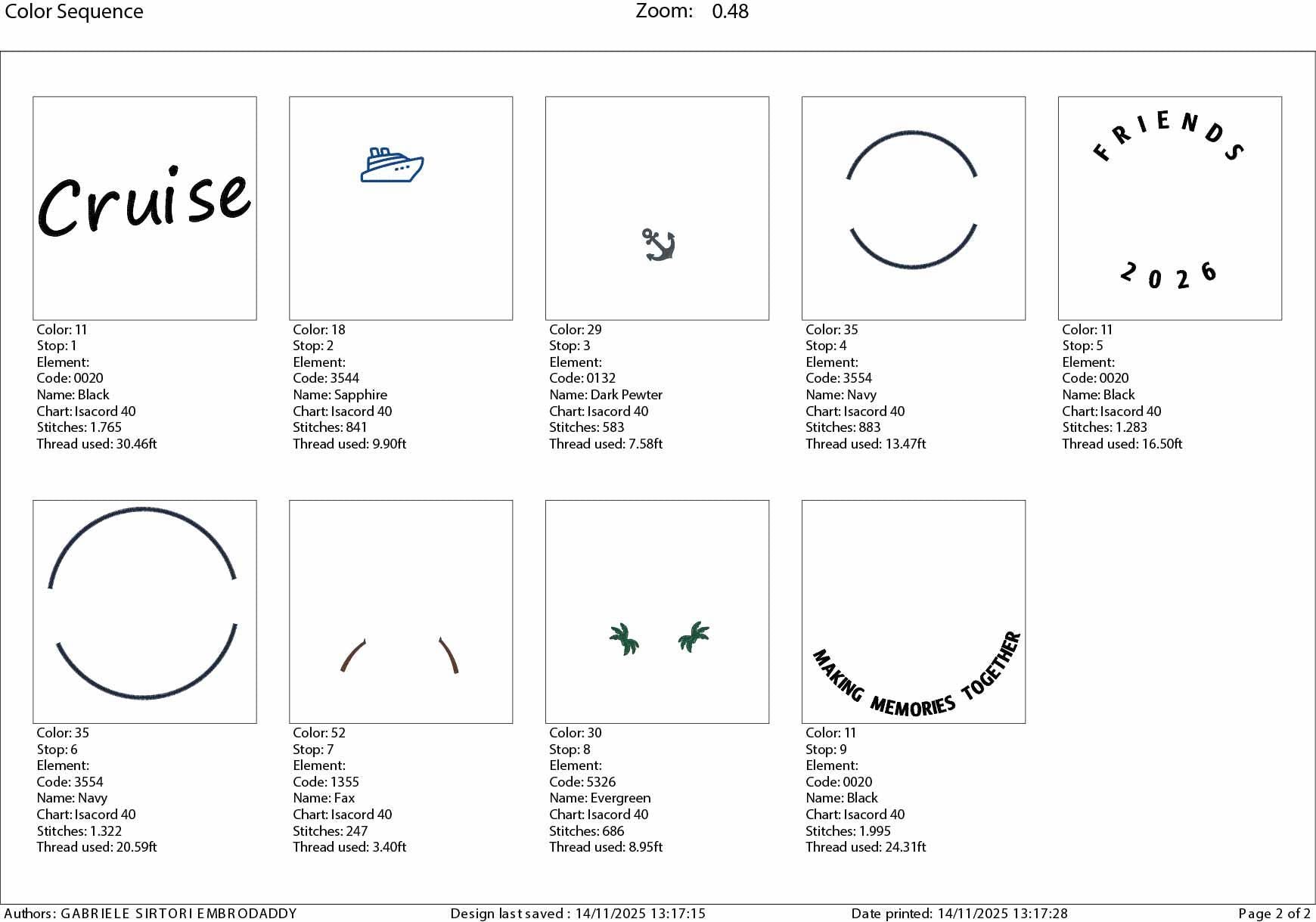 Machine Embroidery files, Friends Cruise 2026, memories together, PES, xxx, hus & more, embroidery files