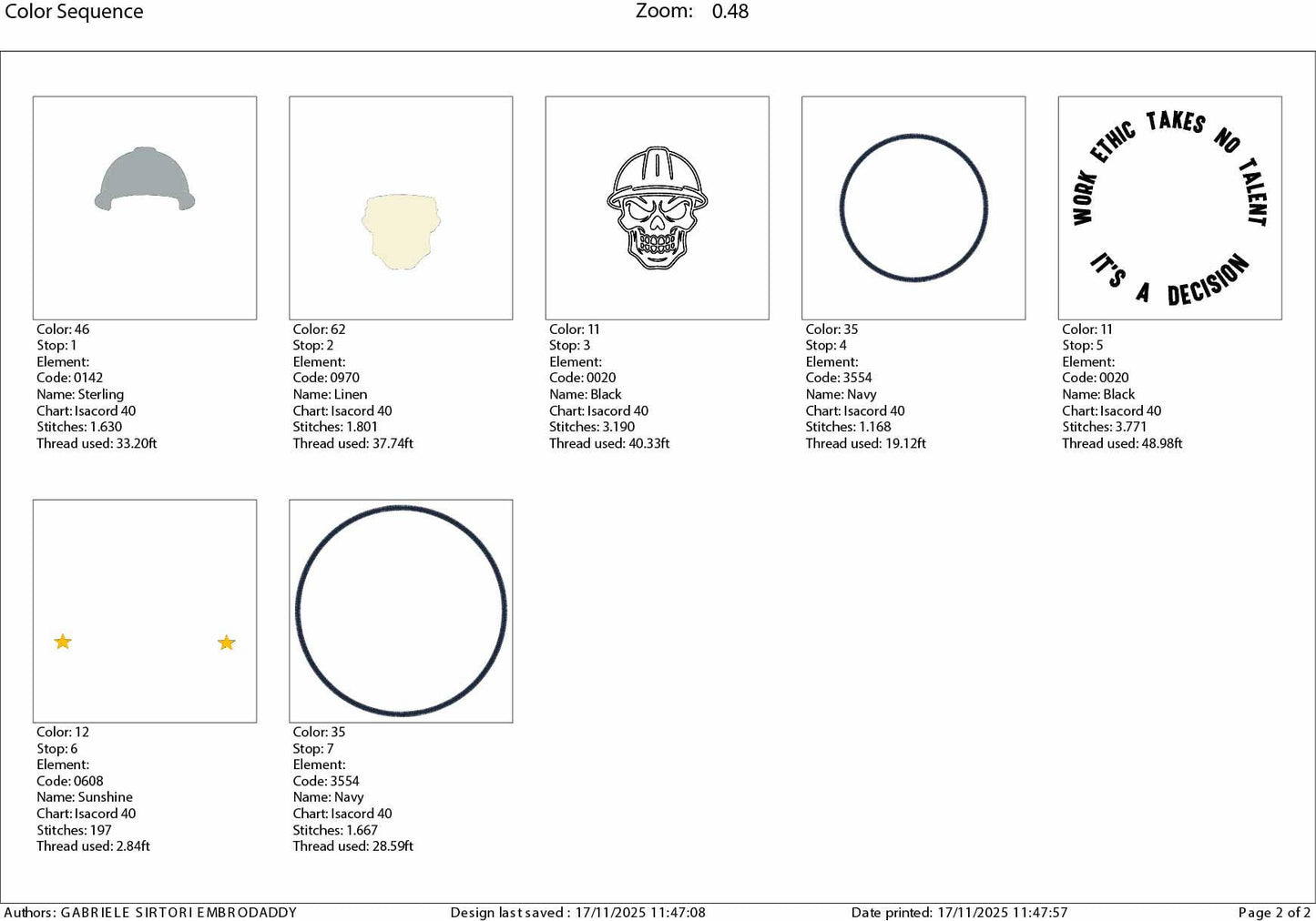 Machine Embroidery files, Work Ethic Takes No Talent, Skull Hard Hat Construction Worker, Motivational PES, DST, xxx, hus and more