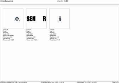 Machine Embroidery files, wrestling, Senior 2026, PES, xxx, hus & more