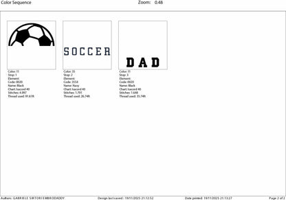 Machine Embroidery files, soccer dad, sport, PES, xxx, hus & more, fan embroidery files