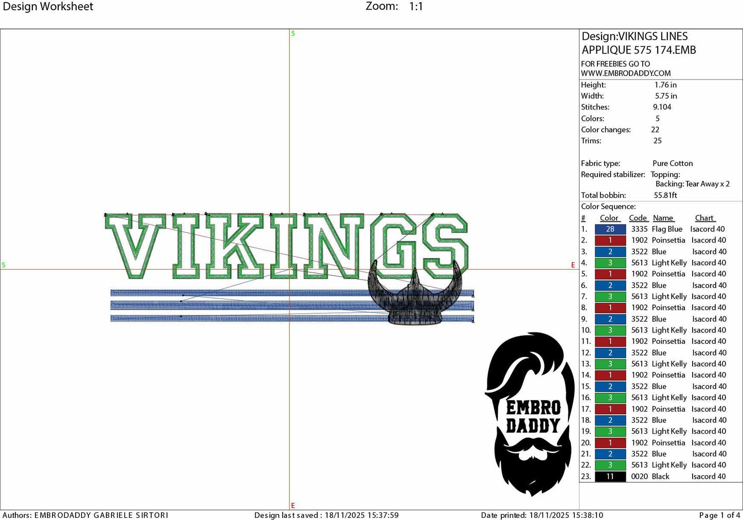 Machine Embroidery files, Vikings appliqué, sport, PES, dst, xxx, hus & more