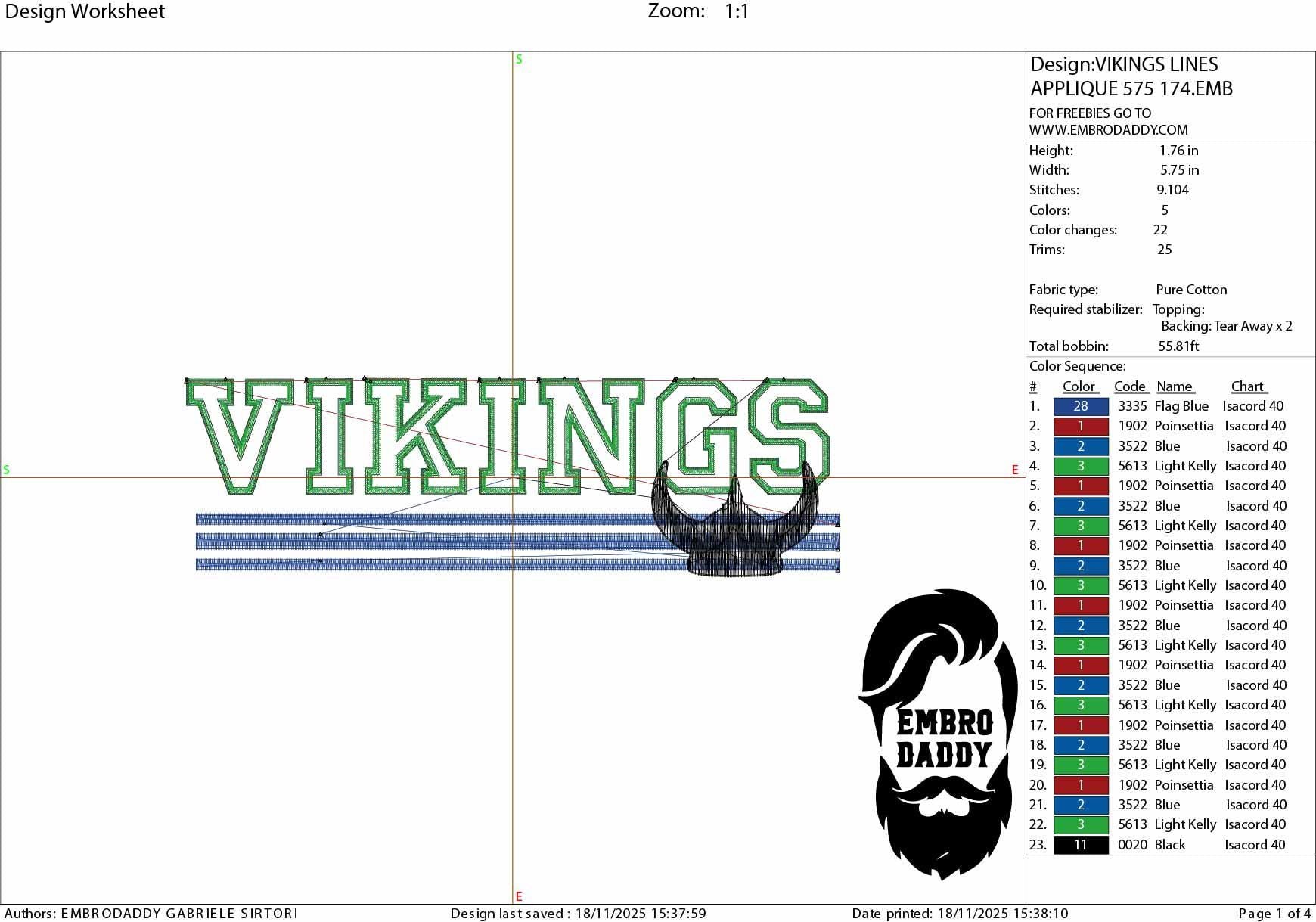 Machine Embroidery files, Vikings appliqué, sport, PES, dst, xxx, hus & more