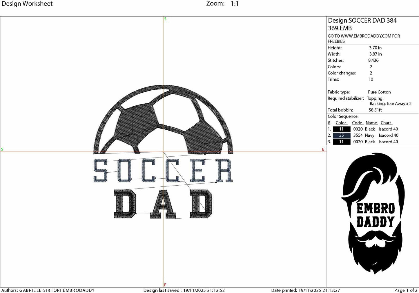 Machine Embroidery files, soccer dad, sport, PES, xxx, hus & more, fan embroidery files