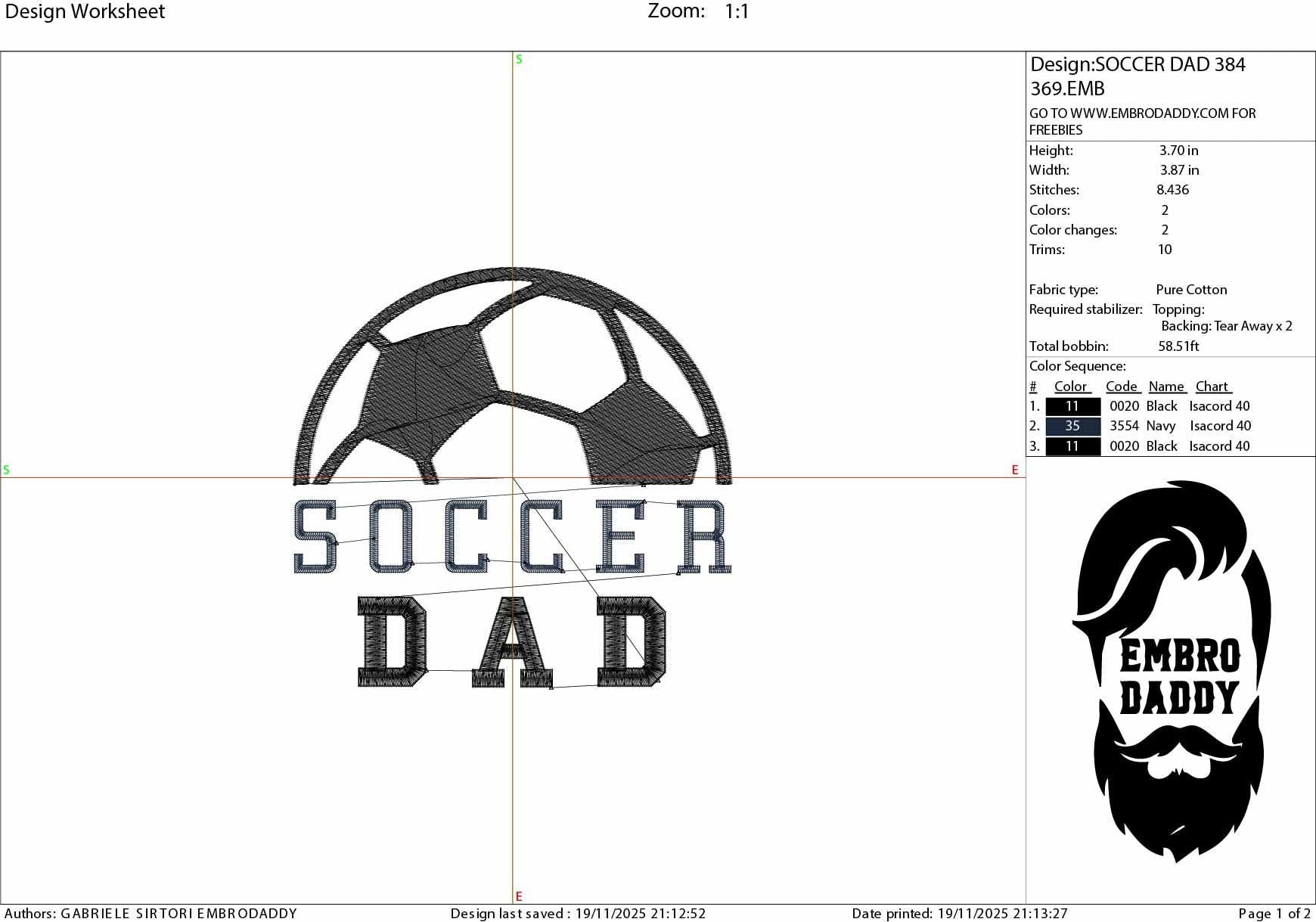 Machine Embroidery files, soccer dad, sport, PES, xxx, hus & more, fan embroidery files