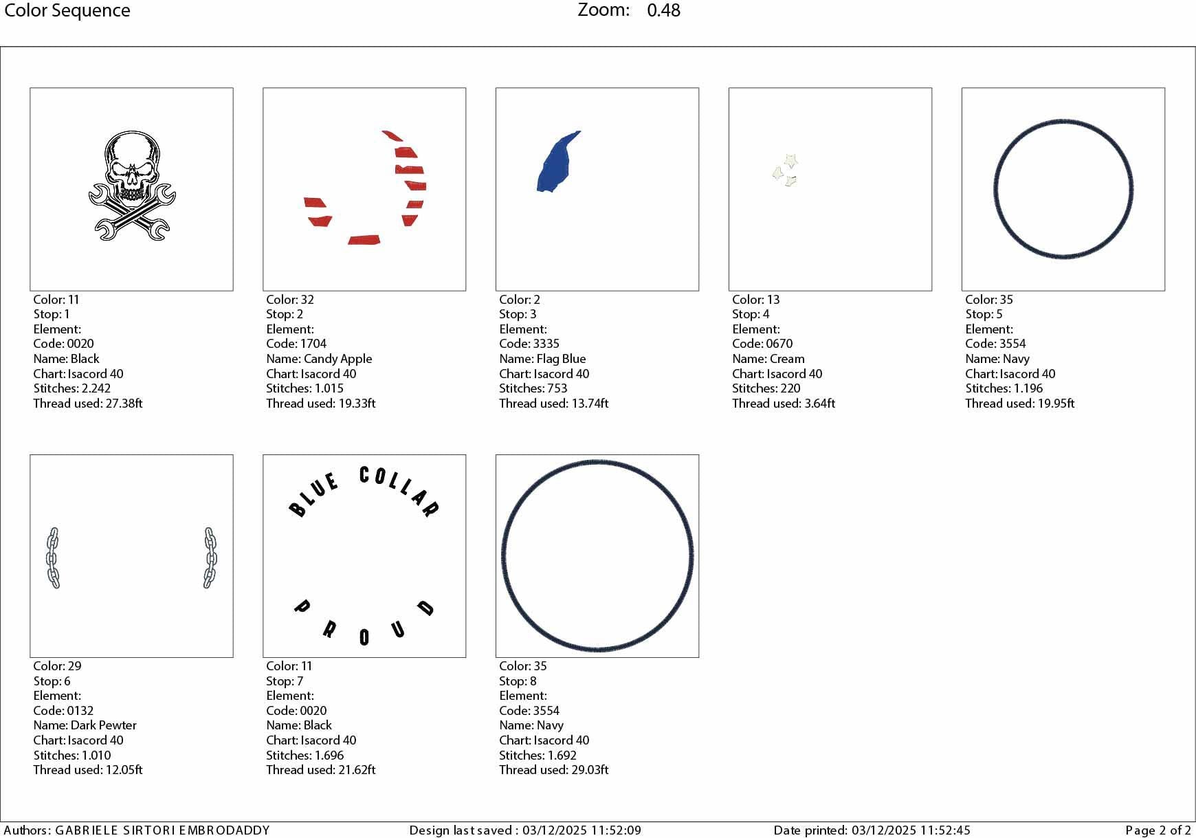 Machine Embroidery files, Proud Blue Collar, Patriotic, Skull, USA Flag, Mechanic, American, Biker, Working, Labor, PES, DST, hus and more