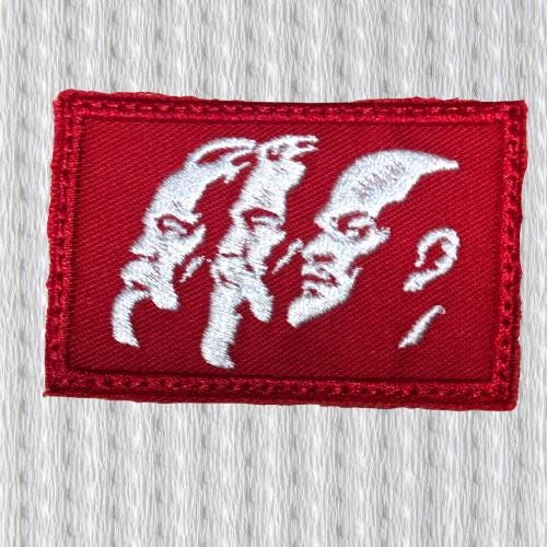Embroidered Patch, Marx Engels Lenin Patch – Communist Leaders, USSR, Red Soviet Style