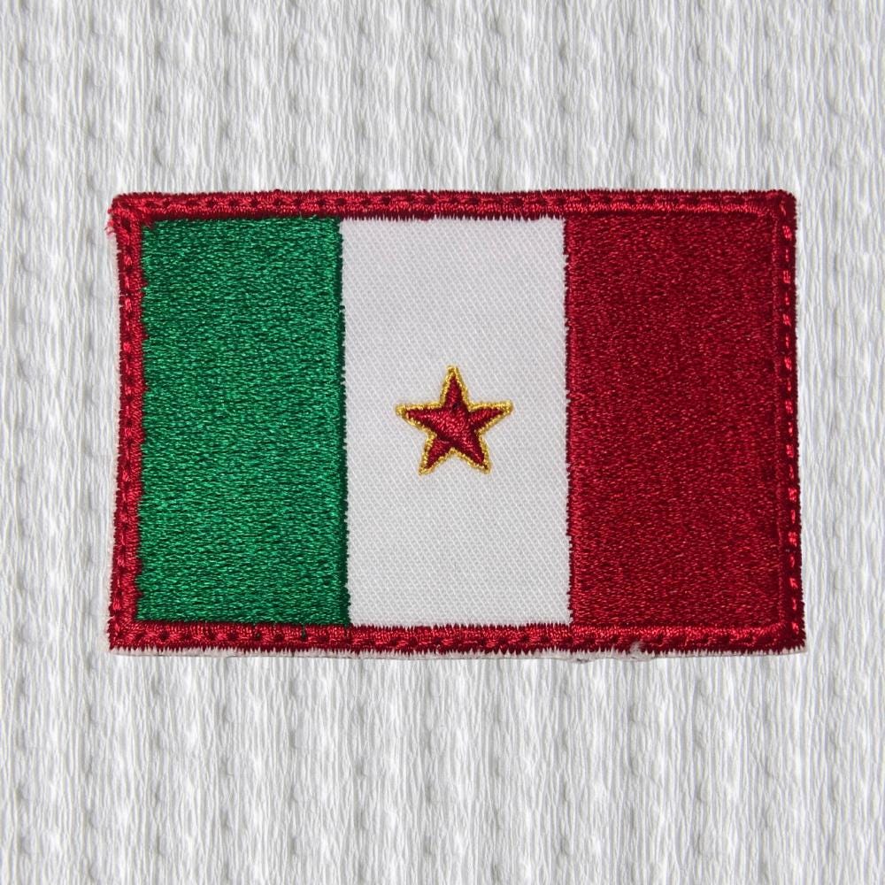 Brigate Garibaldi Partisans Flag, patch, Iron-On/Sew-On Badge