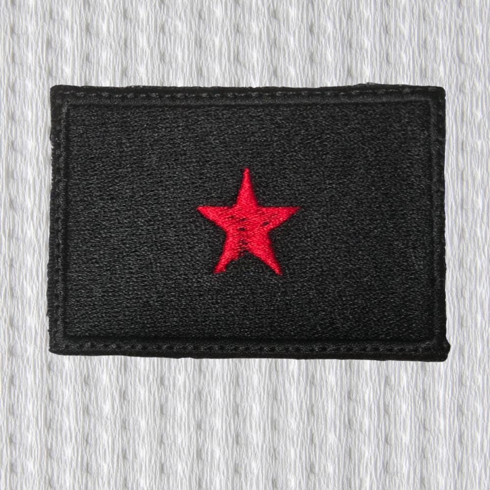 Zapatista flag Flag Embroidered Patch, Iron-on & Sew-on