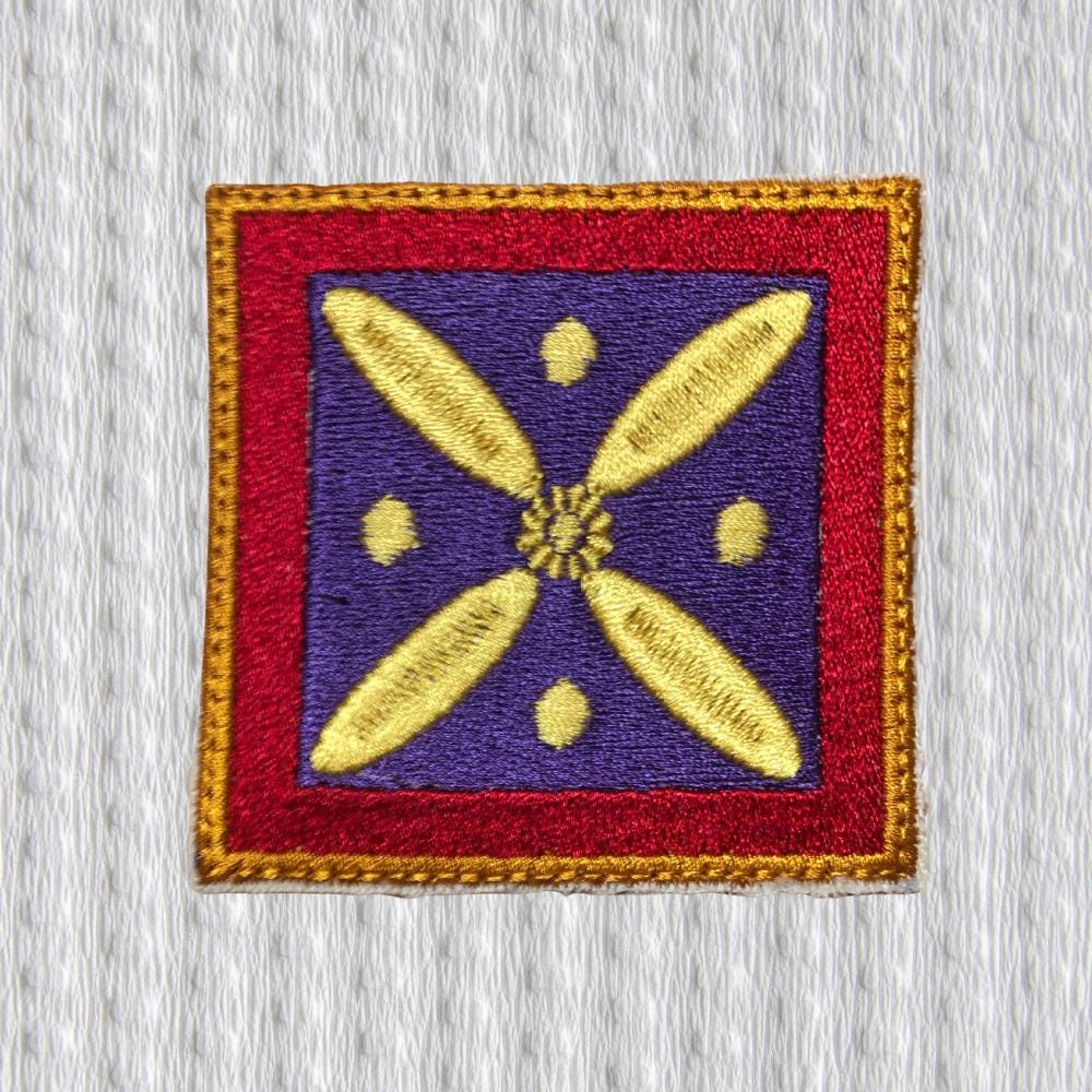 Embroidered Patch – Derafsh e Kaviani, Cyrus the Great, Sassanid Flag, Patriotic Decoration, lranian Persian Flag