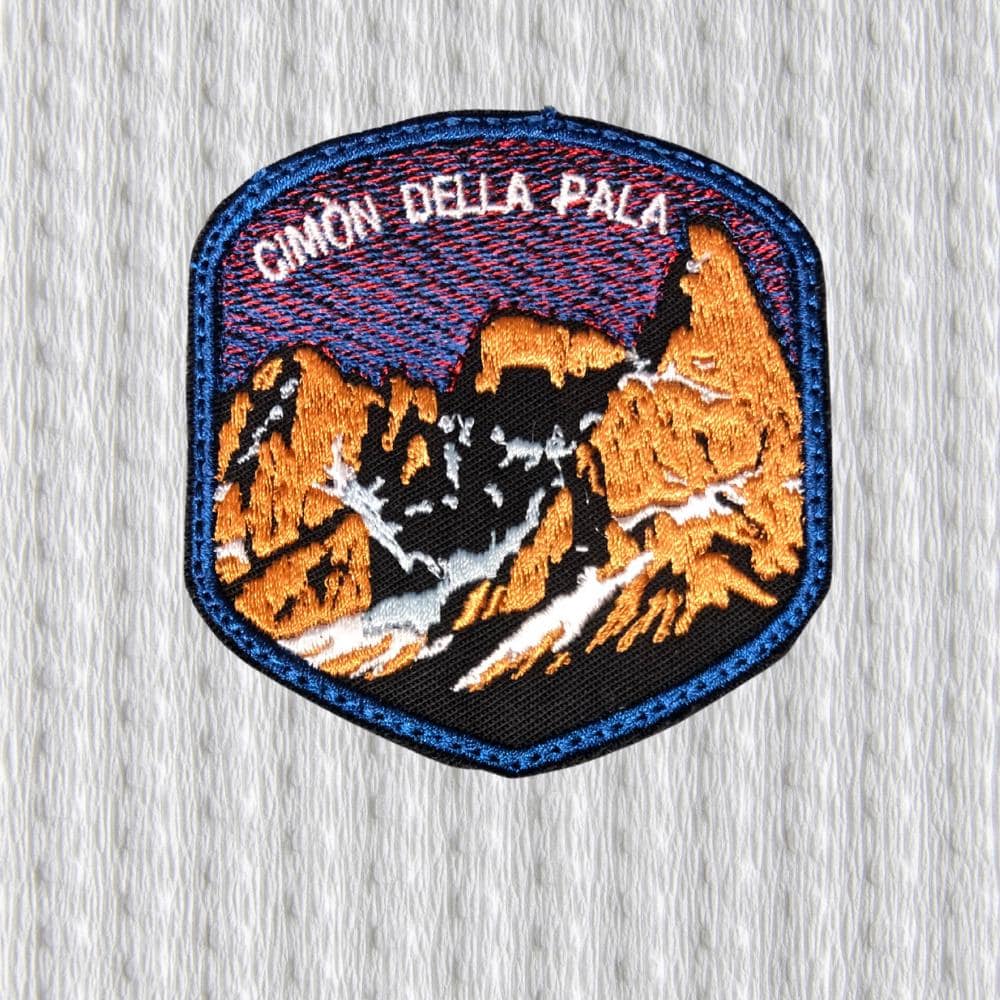 Toppa Ricamata Cimon della Pala – Pale di San Martino - Dolomiti | Patch Alpinismo e Montagna | Souvenir Outdoor