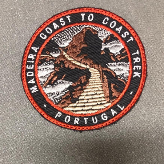 Madeira Coast to Coast Trail Patch – Portugal Hiking Embroidered Patch – Mountain Trek Travel Badge