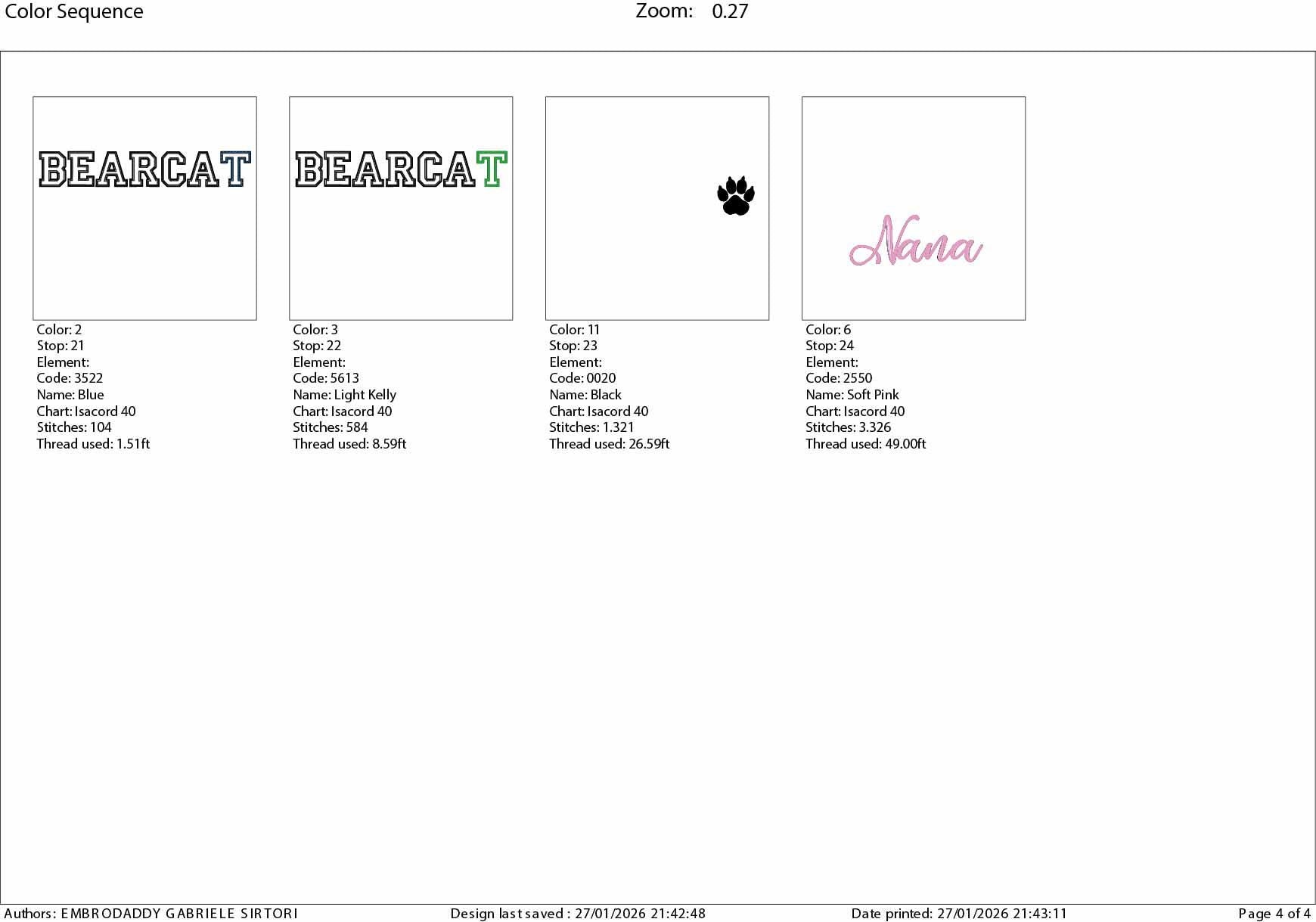 Machine Embroidery files, Bearcat nana appliqué, sport, PES, xxx, hus & more, fan embroidery files