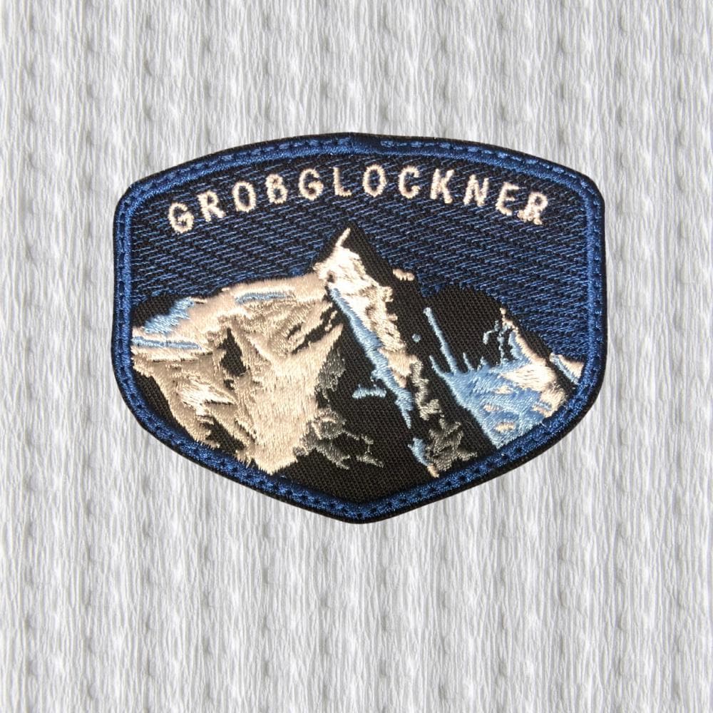 Grossglockner Embroidered Patch – Austria Alps Mountain Badge – Alpine Hiking Outdoor Patch