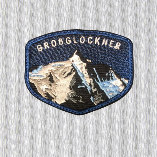 Grossglockner Embroidered Patch – Austria Alps Mountain Badge – Alpine Hiking Outdoor Patch