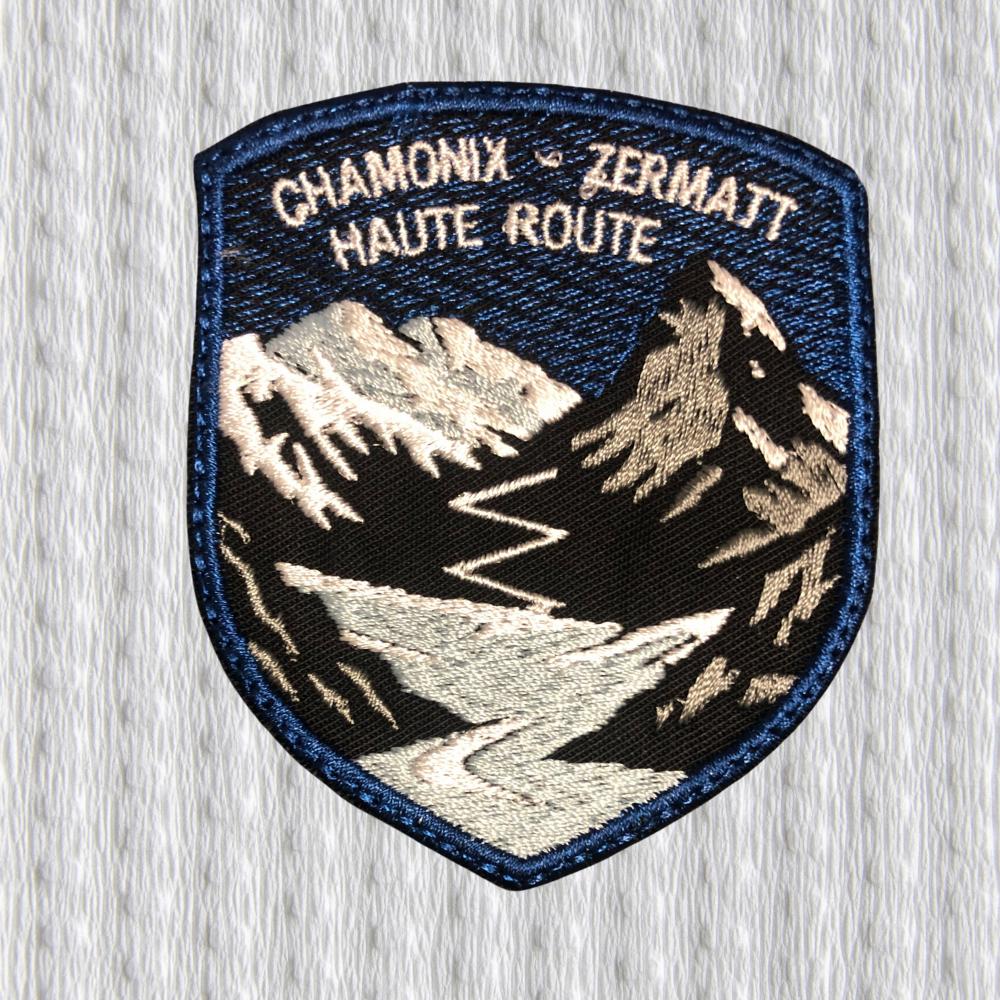 Chamonix–Zermatt Haute Route Ski Touring Patch – Ski Mountaineering Alpine Route