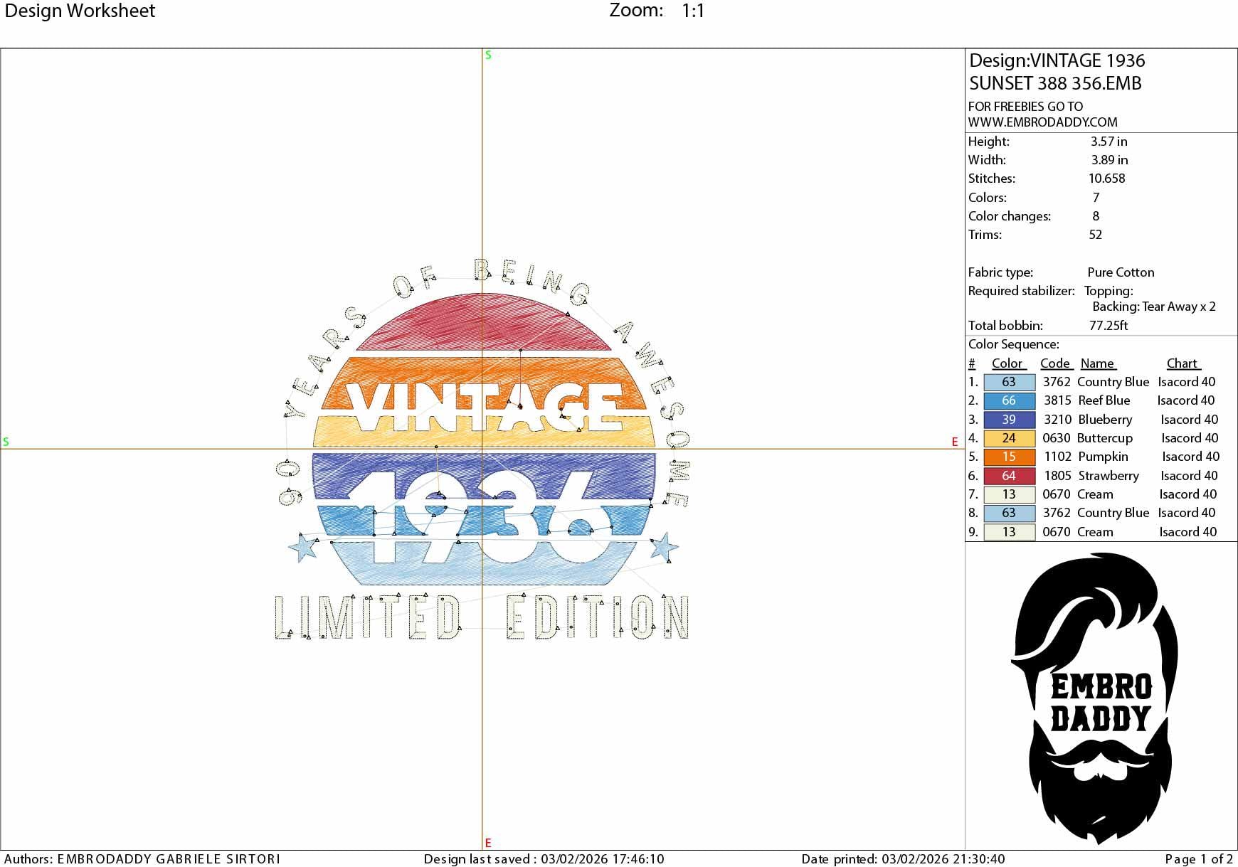 Machine Embroidery files, 1936, 90 year of being awesome, limited edition, birthday funny, PES, xxx, hus & more