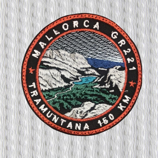 GR221 Mallorca Patch – Serra de Tramuntana Hiking Trail – Spain Trekking Badge – 150 km Ruta de Pedra en Sec
