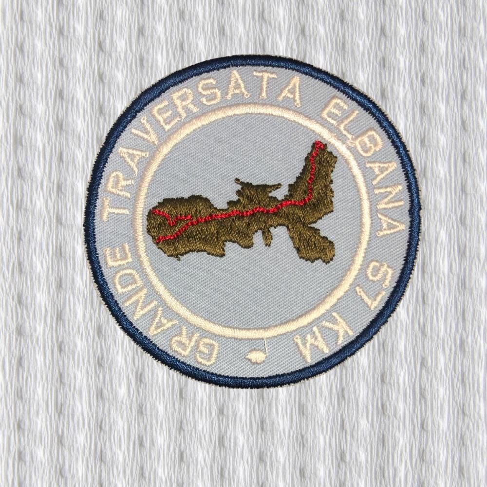 Grande Traversata Elbana Embroidered Patch – Elba Island Hiking Trail Map – Italian Long Distance Walk – Outdoor Adventure Badge
