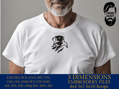 Machine Embroidery files, Duck Hunting, bloodhound, Hunting Season, PES, xxx, hus, dst & more