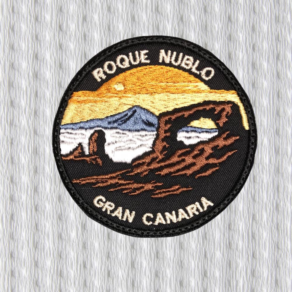 Roque Nublo Patch – Gran Canaria Canary Islands Embroidered Patch – Spain Hiking Patch – Canary Islands Souvenir – Travel Badge