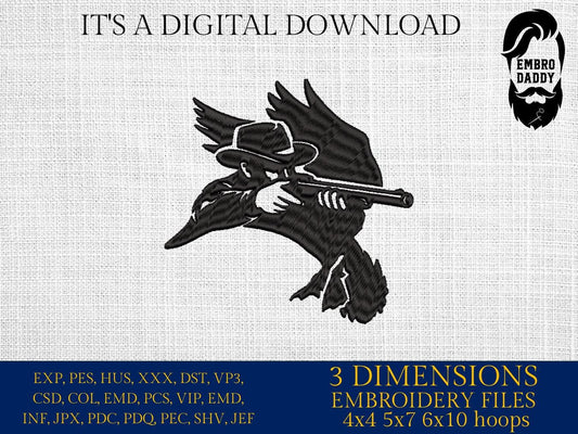 Machine Embroidery files, Duck Hunting, Hunting Season, PES, xxx, hus, dst & more