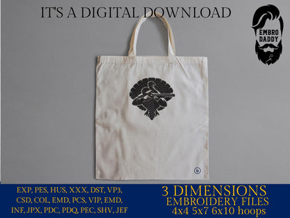 Machine Embroidery files, Turkey hunter, PES, DST, xxx, hus and more