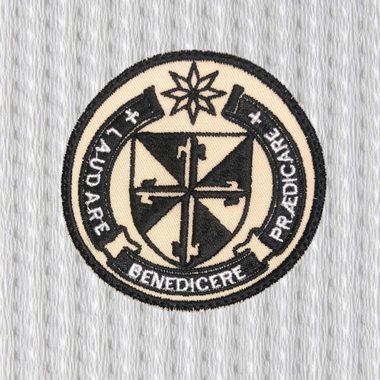 Dominican Order Emblem Patch – Laudare Benedicere Praedicare – Catholic Shield – Order of Preachers Symbol – Religious Embroidery Patch