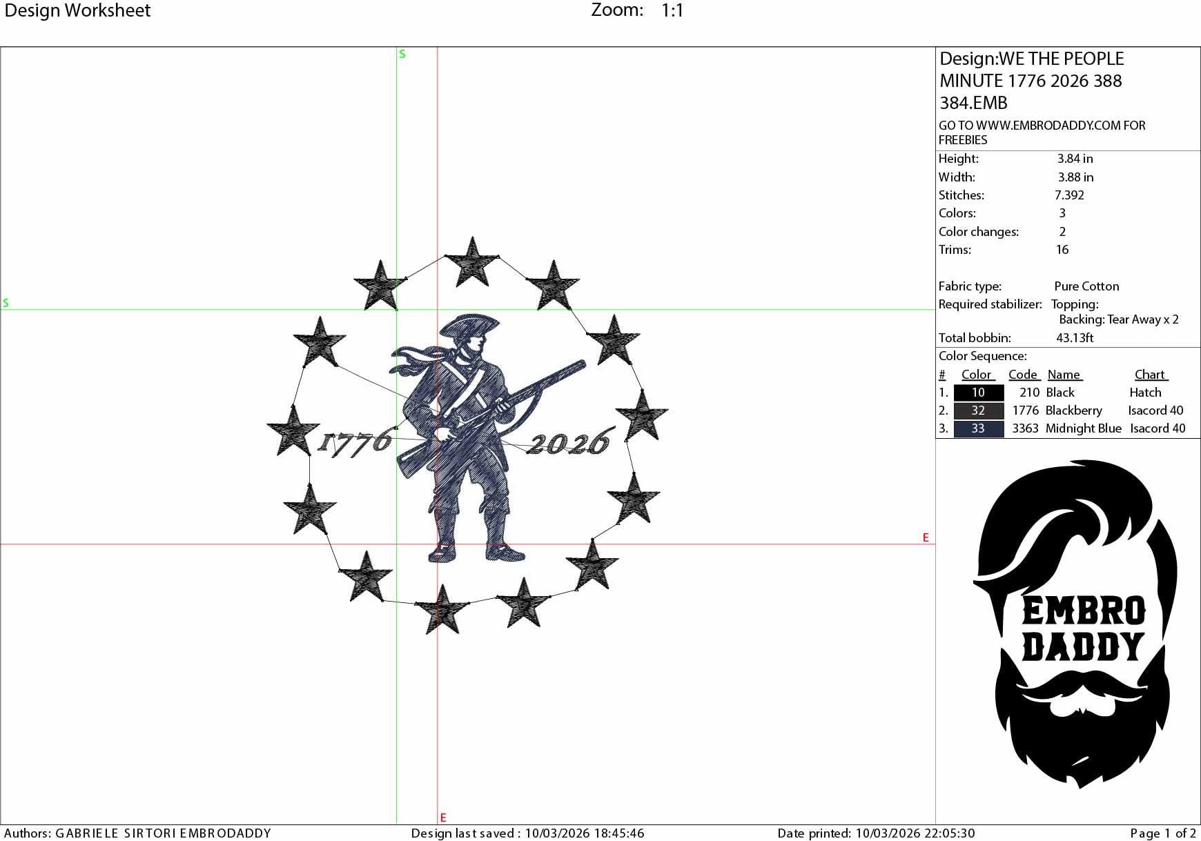 Machine Embroidery files, Minuteman Patriot, 1776 - 2026, 250th adniversary, Betsy Ross flag, USA flag, PES, xxx, dst, hus & more