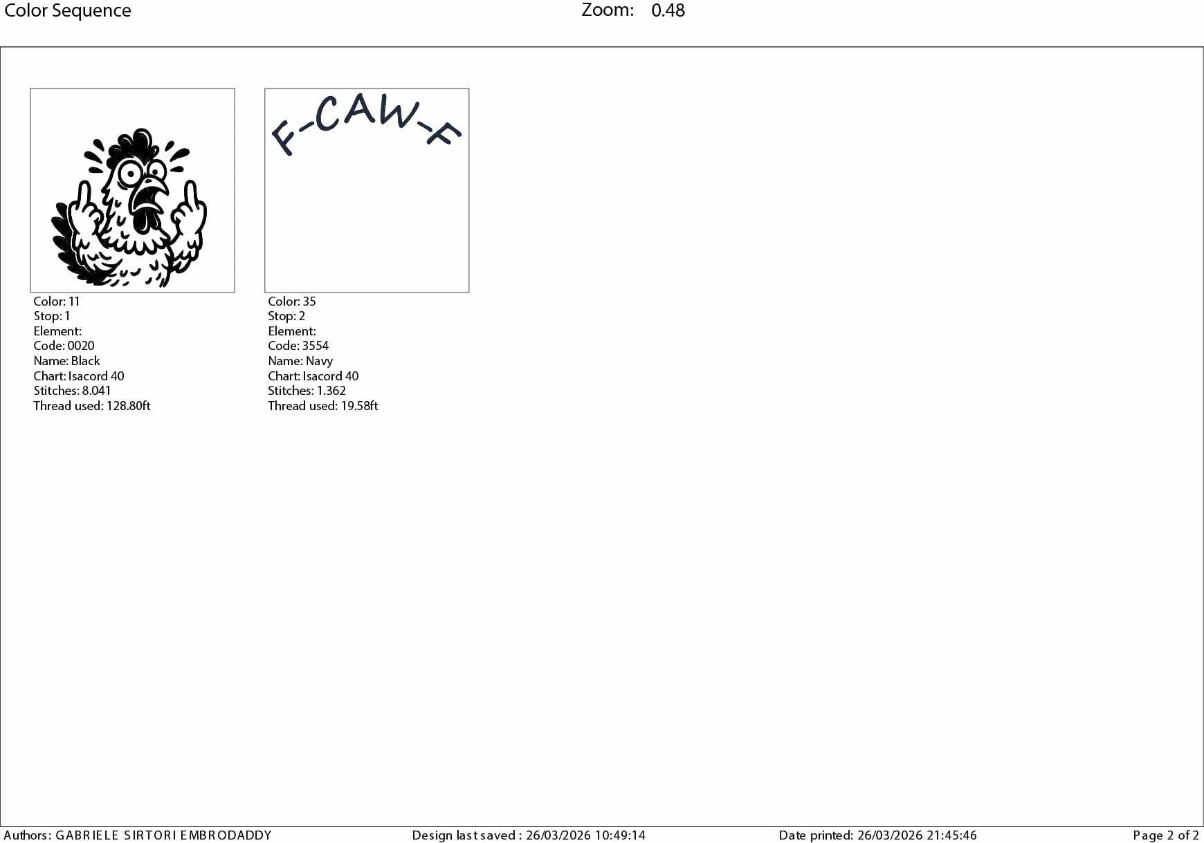Machine Embroidery files, Funny F-Caw-F Chicken, Screaming Rooster,F-Caw-F, Adult Humor Rooster, Crazy Hen, DST, PES, xxx, hus & more