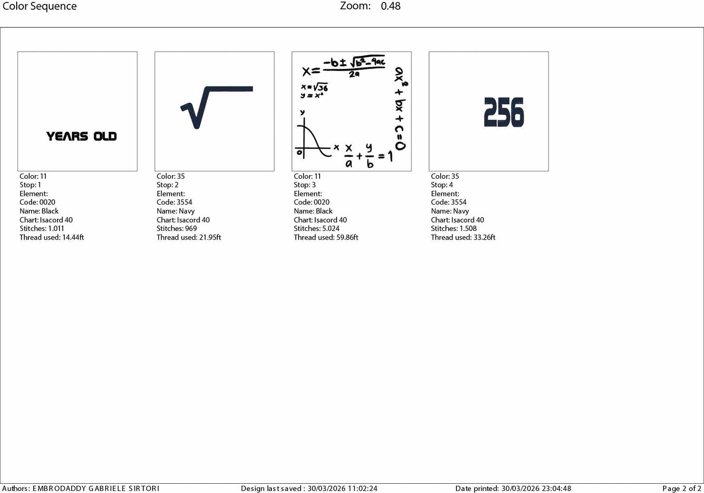 Machine Embroidery files, 16 th birthday, Math, square roots, PES, DST, xxx, hus & more