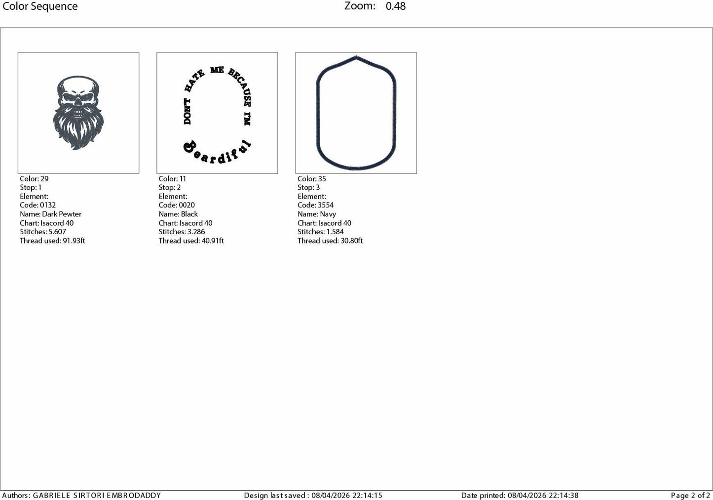 Machine Embroidery files, don't hate me because I'm beardiful, DST PES, xxx hus & more