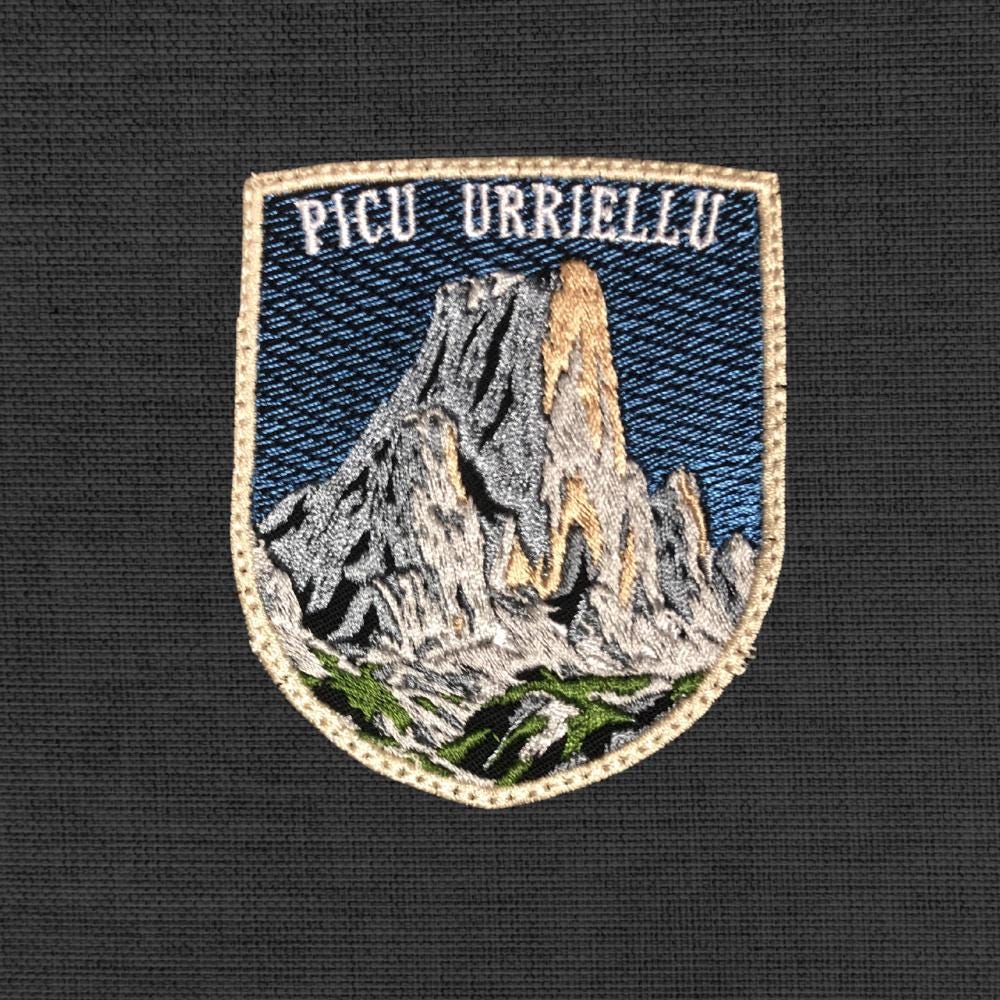 Picu Urriellu Patch – Naranjo de Bulnes Embroidered Patch – Picos de Europa Spain – Mountain Climbing Patch – Hiking Badge 80mm