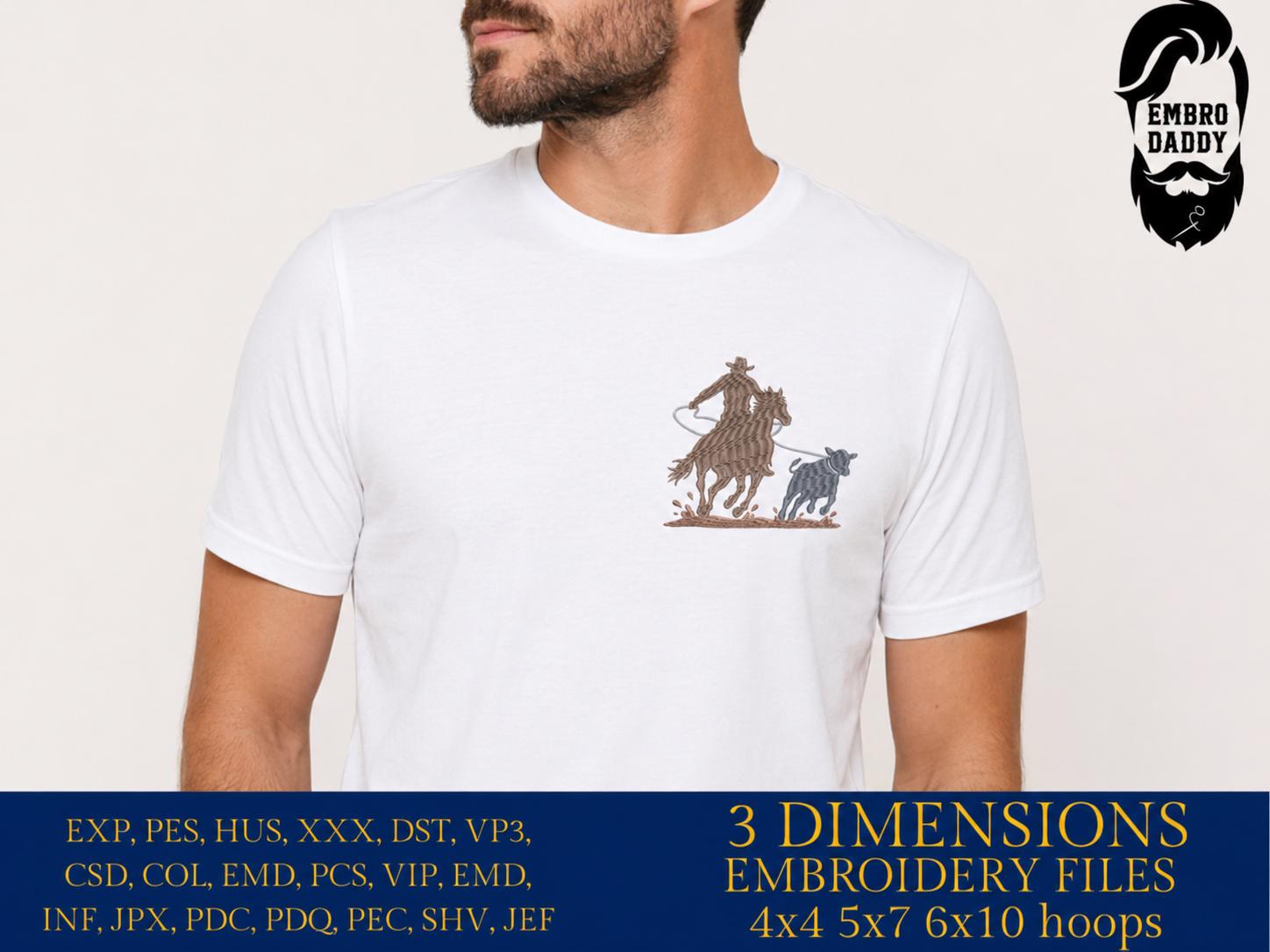 Machine Embroidery files, rider, Western, cowboy lasso, Cowboy Life, Country, PES, DST, xxx, hus & more