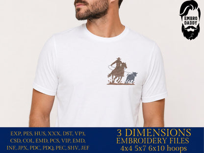 Machine Embroidery files, rider, Western, cowboy lasso, Cowboy Life, Country, PES, DST, xxx, hus & more