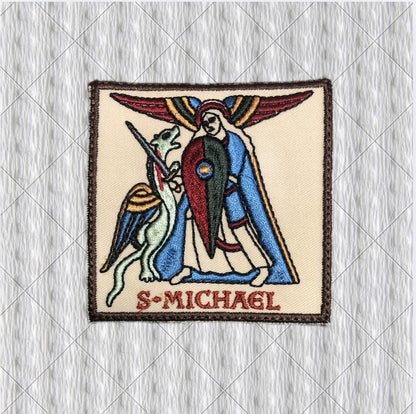 Medieval Saint Michael Patch, Étienne Harding Bible