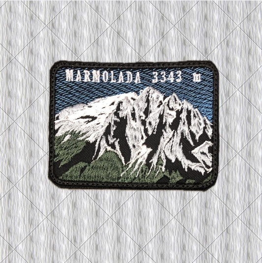 Marmolada 3343 m Embroidered Patch