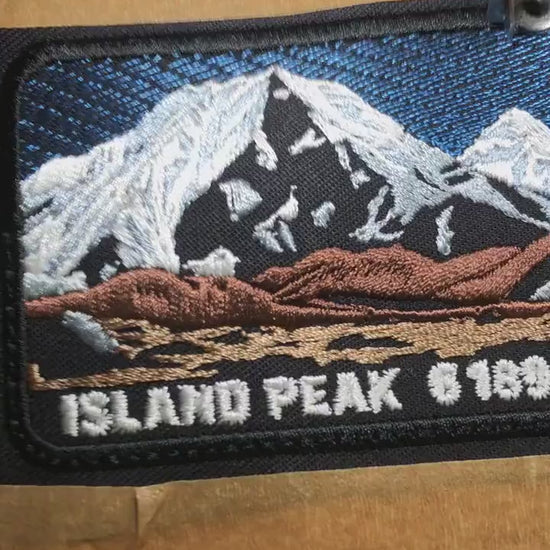 Island Peak 6189 m Embroidered Patch