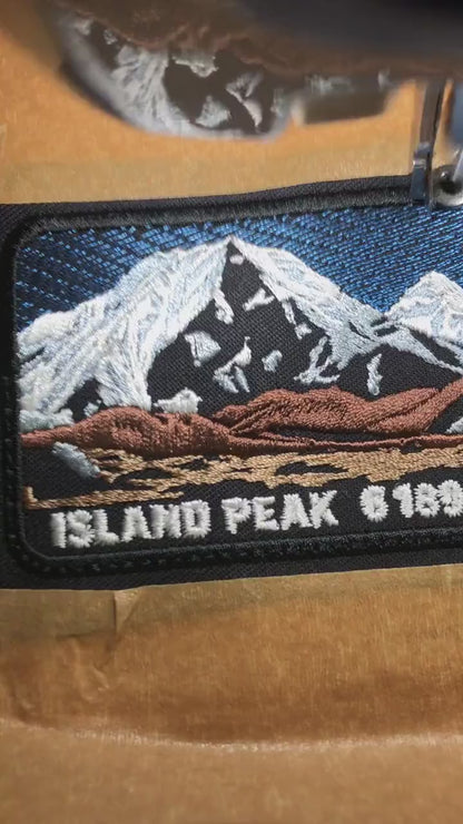 Island Peak 6189 m Embroidered Patch