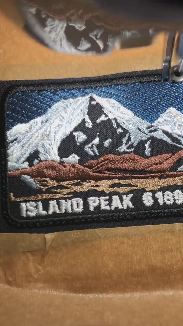 Island Peak 6189 m Embroidered Patch