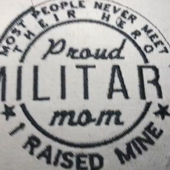 Machine Embroidery files, Proud Military Mom PES, DST, xxx, hus & more